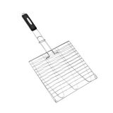 3'lü Balık Izgarası Çift Taraflı Balık Izgarası Krom Kaplamalı 58cm
