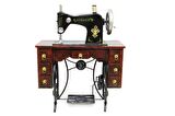 Dekoratif Metal Dikiş Makinesi Vintage Ev Ofis Hediyelik