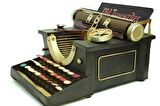 Dekoratif Metal Daktilo Biblo Vintage Hediyelik