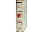 Kutu Kitap Aynalı Valentine Dekoratif Hediyelik