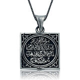 925 Ayar Gümüş Nazar Duası Kadın Gümüş Kolye