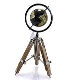Tripod Standlı Dönen Dekoratif Dünya YerKüre Harita Hediyelik