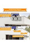 Kumandalı Solar Güneş Enerjili 122 Ledli Hareket Sensörlü Bahçe Aydınlatma