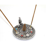 Metal Yuvarlak Budalı Tütsülük