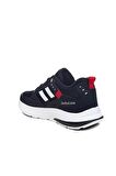 Günlük Triko Detaylı Rahat Siyah Beyaz Erkek Sneaker