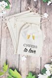 "Cheers to Love" Hangover Kit Kesesi - 10 Adet