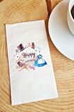 Sunum Peçetesi Alice Happy Birtday Kağıt Peçete