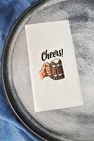 Sunum Peçetesi Cheers Beer Konuşan Kağıt Peçete