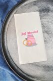 Sunum Peçetesi Just Married Konuşan Kağıt Peçete