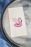 Sunum Peçetesi Bride's Babes Flamingo Konuşan Kağıt Peçete