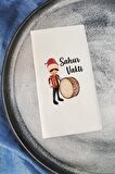 Sahur Vakti Ramazan Davulcusu Konuşan Peçete Sunum Peçetesi