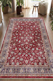 Dijital Baskılı Dekoratif Kaymaz Taban Yıkanabilir Klasik Salon Halısı