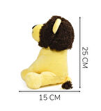 Sevimli Aslan 25 Cm Peluş Oyuncak - Yumuşak Ve Güvenli Tasarım