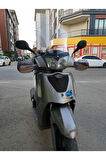 Kymco People S 200 Siperlik Ön Cam 2011 Model 48cm Şeffaf Renkli 4mm UZUN CAM