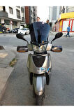 Kymco People S 200 Siperlik Ön Cam 2011 Model 48cm Siyah Renkli 4mm UZUN CAM