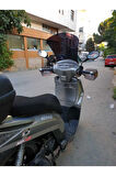 Kymco People S 200 Siperlik Ön Cam 2011 Model 48cm Siyah Renkli 4mm UZUN CAM