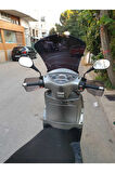 Kymco People S 200 Siperlik Ön Cam 2011 Model 48cm Siyah Renkli 4mm UZUN CAM