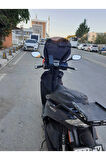 Kymco People S 200 Siperlik Ön Cam 2021 2024 Model 38cm Siyah Renkli 4mm KISA SPOR CAM