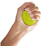 Yumurta Top - Silikon El Egzersiz Topu Sarı - Hafif Sert
