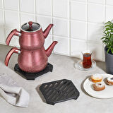 Isıya Dayanıklı Plastik Kare Nihale Tencere Tava Çaydanlık Altlığı