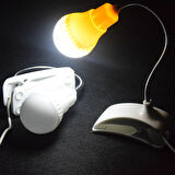Kitap Okuma Lambası - Ledli Masa Lambası - Usbli Düğmeli Gece Lambası