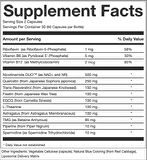 Perpetua Life AEON Liposomal NAD+ Longevity Complex, with NAD+, NR, Trans Resveratrol, Quercetin, Fisetin, L Theanine, TMG, EGCG, Spermidine, Astragalus, Anti-Aging Vegan, 60 Capsules