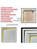 Metal Çerçeveli Camlı Okyanus 2'Lİ Dekoratif Tablo