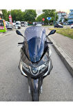 MOTOCAM Piaggio X10 Siperlik Ön Cam 2011-2017 Model 73cm Füme Renkli 4mm