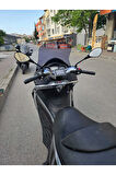 MOTOCAM Piaggio X10 Siperlik Ön Cam 2011-2017 Model 73cm Füme Renkli 4mm