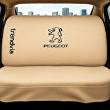Peugeot Bej Renk Ön ve Arka Koltuk Kılıfı Penye Servis Seti – Araba Koltuk Koruma