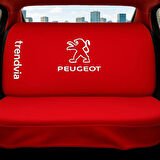 Peugeot Kırmızı Renk Ön ve Arka Koltuk Kılıfı Penye Servis Seti – Araba Koltuk Koruma