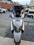 MOTOCAM Piaggio X7 Siperlik Ön Cam 2007-2012 Model 43cm Siyah Renkli 4mm
