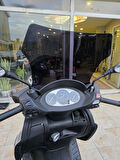 MOTOCAM Piaggio X7 Siperlik Ön Cam 2007-2012 Model 43cm Siyah Renkli 4mm