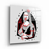 Mona Lisa Cam Tablo | Hediyelik, Dekoratif, Ofis, Mutfak 