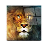 Aslan Cam Tablo | Hediyelik, Dekoratif, Ofis, Mutfak 