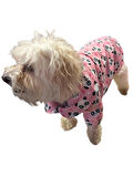 Gedyco Pink Panda Polarlı Küçük Irk Köpek Yağmurluğu