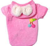Gedyco Pink Premium Peluş Küçük Irk Köpek Sweatshirtü (2 kg-9 kg arası köpeklere uygundur)