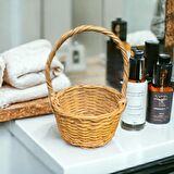 Mini Bambu Sepet Organizer Hasır Sepet