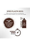 Plastik Yüzey Kahverengi Sprey Boya 400 ml - Ral 8016