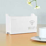 Siyah Pleksi Wifi Kutusu Duvar Asılabilir Sigorta Ve Modem Saklama Kutusu 25x15x6 Cm
