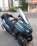 MOTOCAM Peugeot Metropolis SW 400 Ön Cam 2021-2026 Model 68cm Şeffaf Renkli 4mm