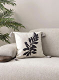 Bohem Nakışlı Punch Kırlent Kılıfı – 43x43 cm Dekoratif Yastık Kılıfı