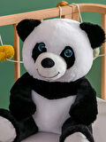 Siyah Beyaz Renk Sevimli Peluş Panda 45 Cm