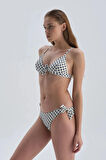 Marin Üçgen Geniş Marin Bikini Üst
