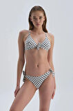 Marin Üçgen Geniş Marin Bikini Üst
