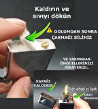 Pokemon Poke Topu Benzinli Siyah Çakmak - Hediyelik