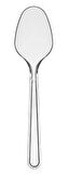 Poppy Plastik Lüx Şeffaf Kaşık - 18 Cm. - 3.2 Gr. - 50 Adetlik 5 Paket