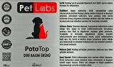 Poto Top 100 Ml.( Kedi Ve Köpekler Için Pati Deri Meme Göz Ve Kulak Temizlik Bakım )