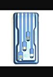 Solar 10.000 Mah Güneş Enerjili Led Işıklı Powerbank Şarj Aleti  Usb Çıkışlı Mikro Typc Lıghtnıng