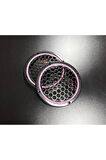 20cm Pembe Neon Işıklı Hoparlör ve Midrange Kapağı 1takım (2adet) Vidalanabilir